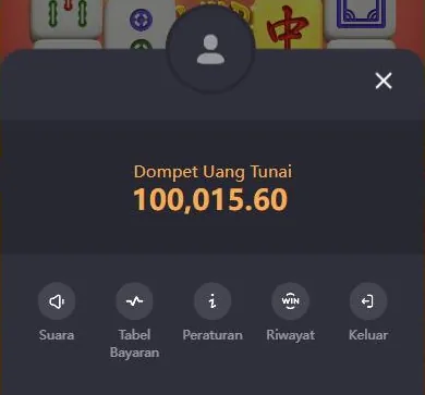 Mahjong Ways 2 menu Suara, Tabel Bayaran, Peraturan, Riwayat