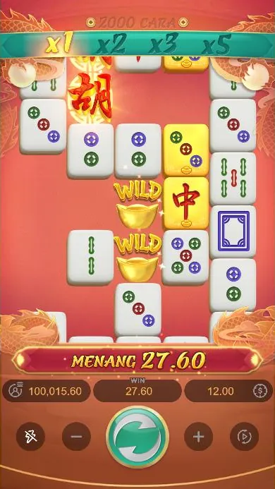 Mahjong Ways 2 dua Wild di gulungan tengah setelah tumble Mahjong Ways 2 dua Wild di gulungan tengah setelah tumble